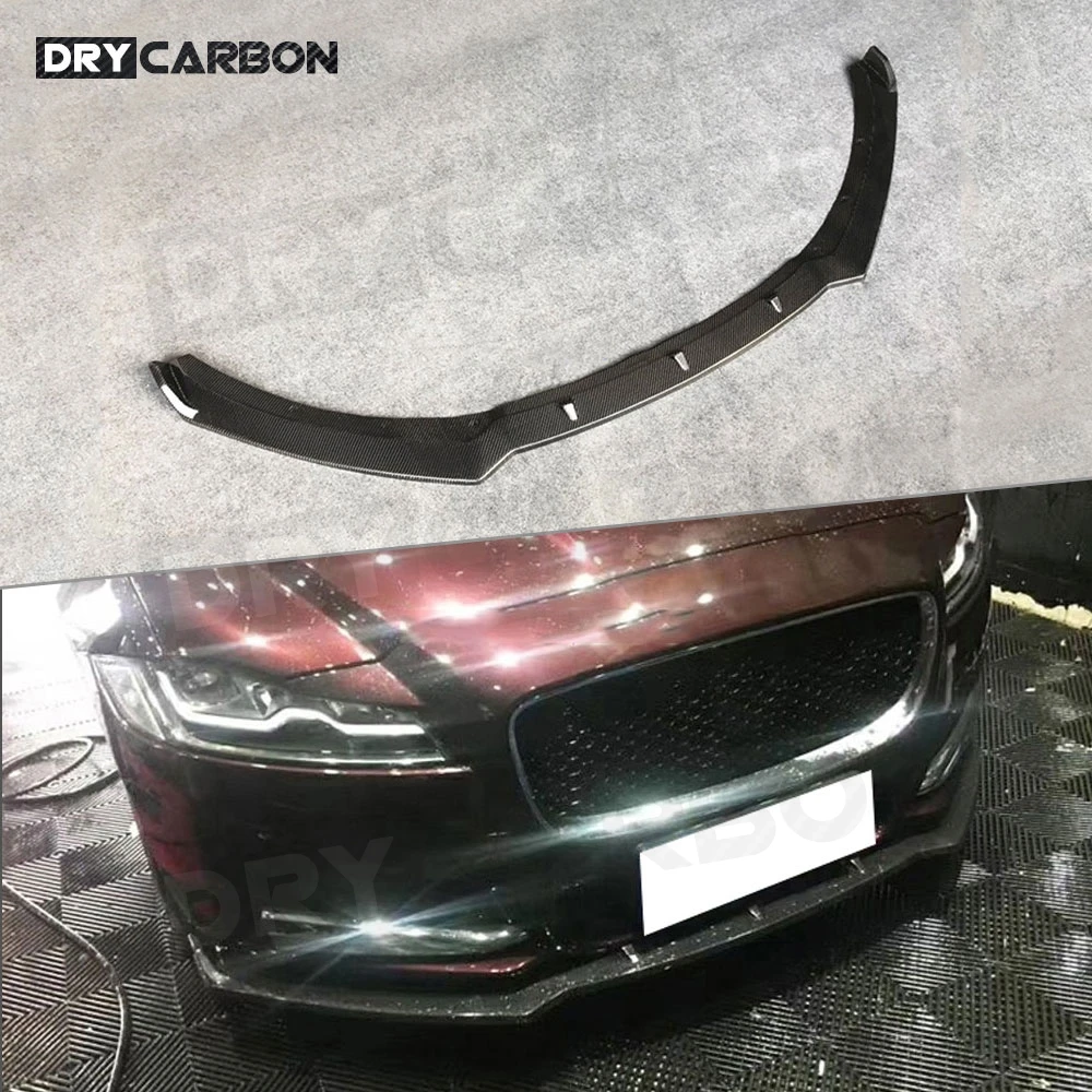 

Front Lip Spoiler Apron For Jaguar XF XFL Standard 2016 - 2019 Carbon Fiber / FRP Head Bumper Chin Guard
