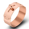 Rock Brand Big Wide Button Bracelets for Men Women Jewelry Belt Desgin Stainless Steel Bangle Jewelry Accessories Souvenir Gift 4