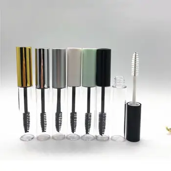 

1PC 10ml Empty Mascara Tube Eyelash Vial Liquid Bottle Container With 9 Colours Cap Refillable Bottles Makeup Accessories
