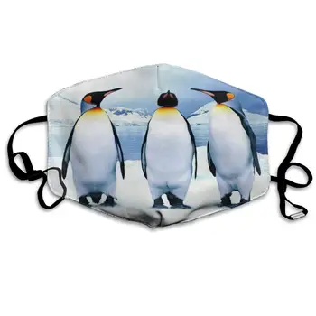 

Mouth Mask Penguins Bird Print Masks - Breathable Adjustable Windproof Mouth-Muffle, Camping Running for Women and Men