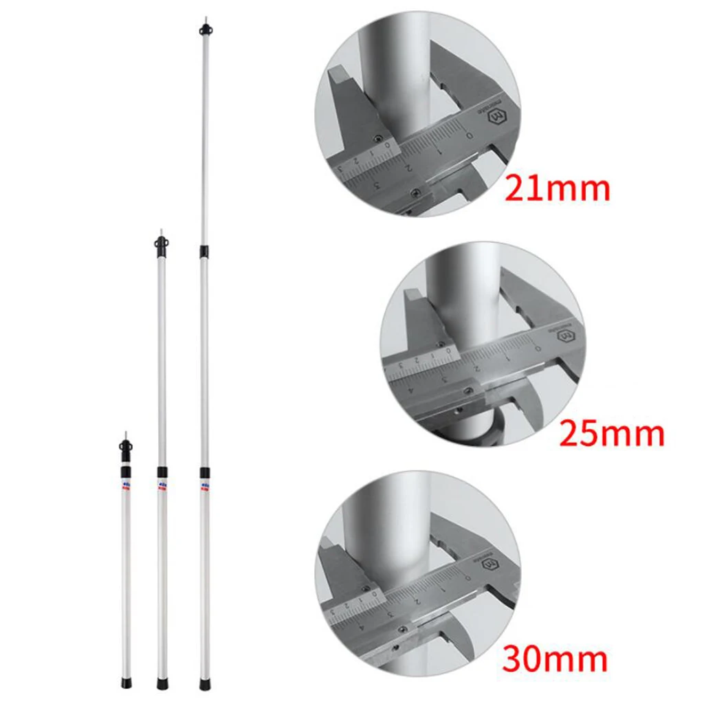 Awning Pole Awning Pole Stainless Steel 60x3 mm 3,5 M including Ground Sleeve