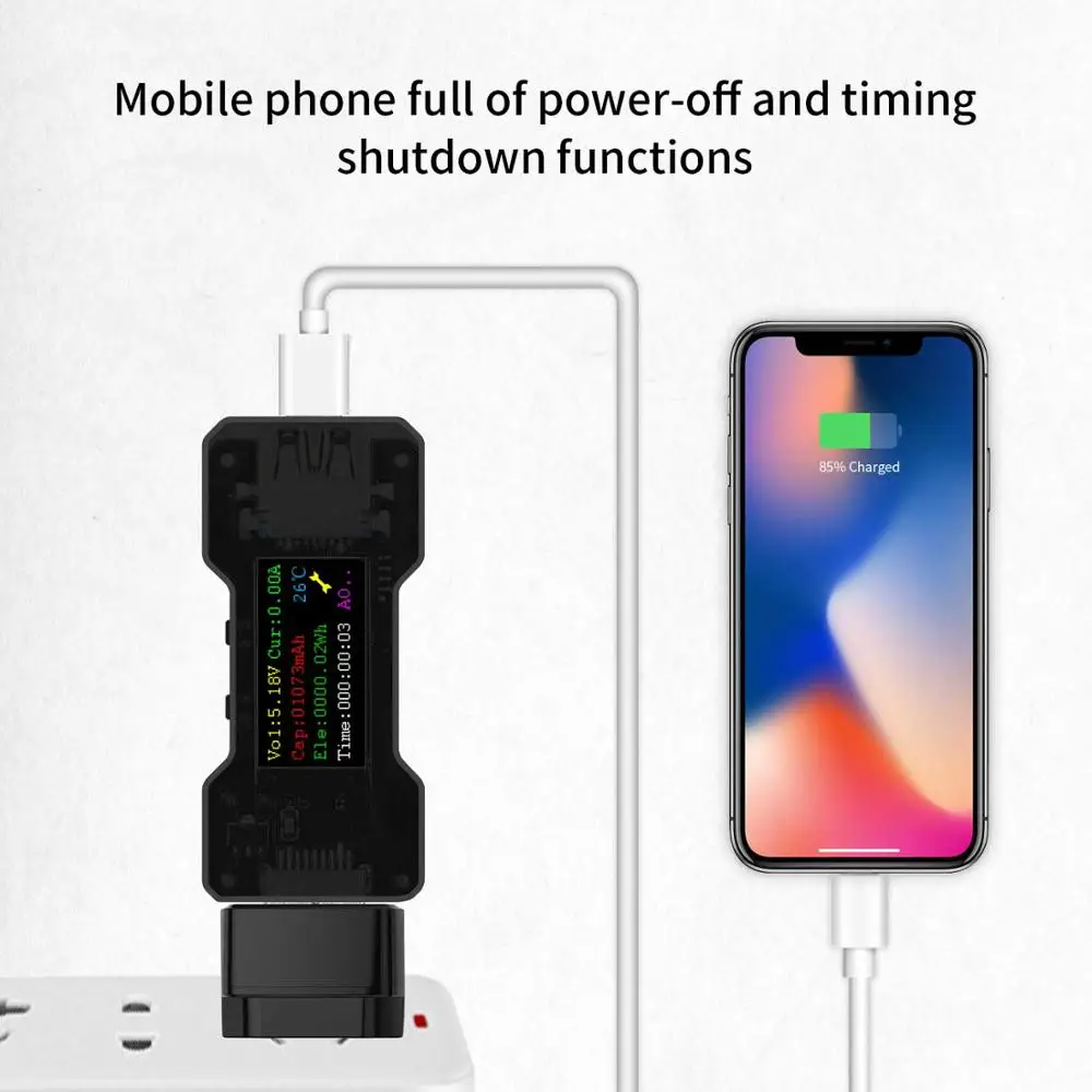 USB Тестер Вольтметр amperimetro ток напряжение постоянного тока Ампер Вольт Амперметр детектор qc3.0 power bank зарядное устройство индикатор FNB18