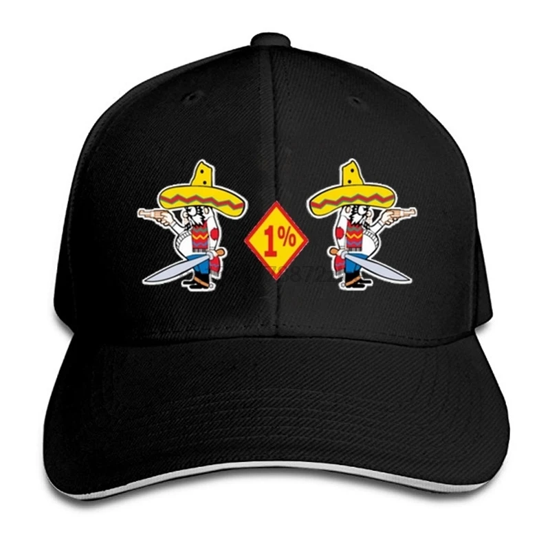 Bandidos бейсболка с принтом модная унисекс Кепка для гольфа летняя кепка для водителя грузовика