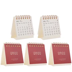 Calendrier créatif 2022, 5 pièces, calendrier, calendrier, maison, bureau 