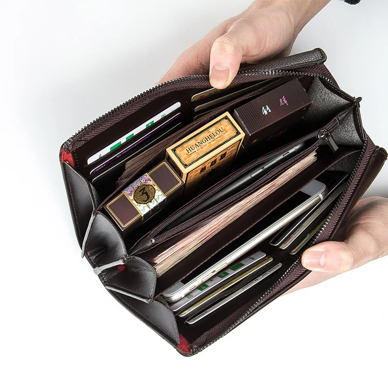 

Bailey long wallet men's zipper wallet men's coin purse clutch men's wallet Porterfield men's wallet 2019 luxury men's handbags