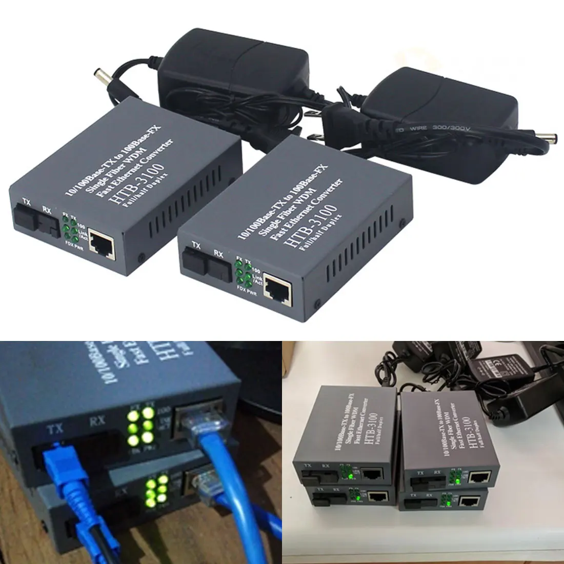 

Optical Fiber Media Converter One Hundred Megabytes Ethernet Media Converter Single Fiber Transceiver Single mode Single Fiber