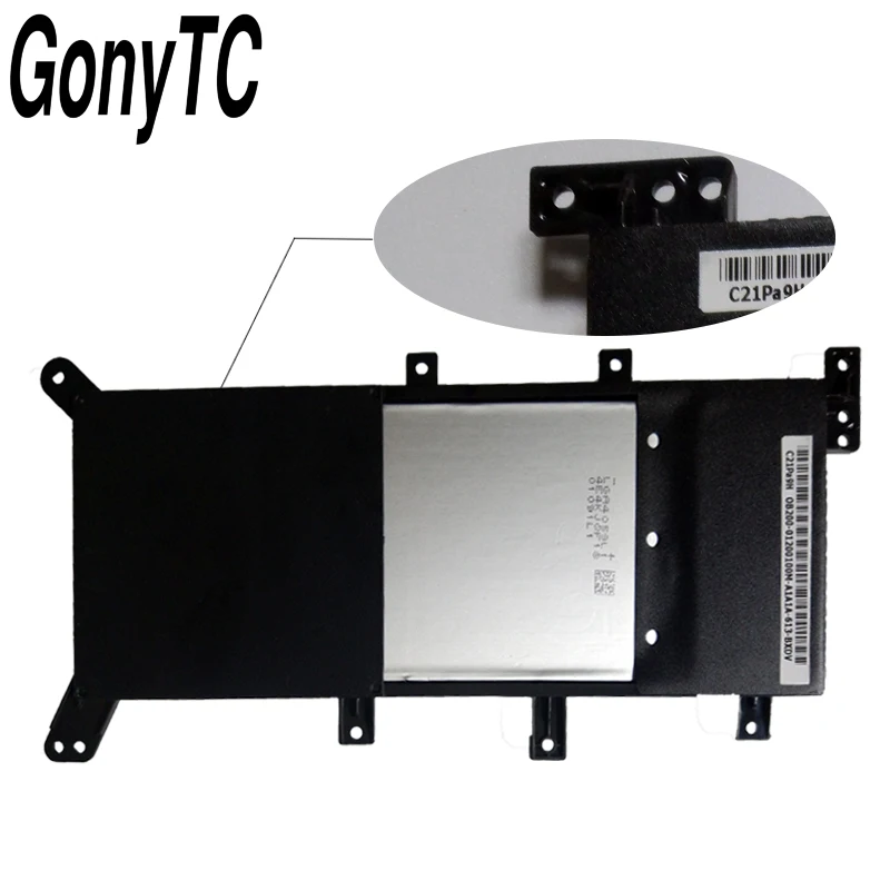 GONYTC 7.5V 37WH C21N1347 New Original Laptop Battery For ASUS X554L X555 X555L X555LA X555LD X555LN X555MA 2ICP4/63/134