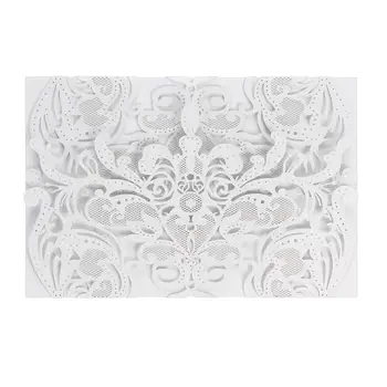 

1Pcs/set Laser Cut Wedding Invitations Cards +Tags Vintage Wedding Bridal Shower Gift Greeting Card Kits Event Party Supplie