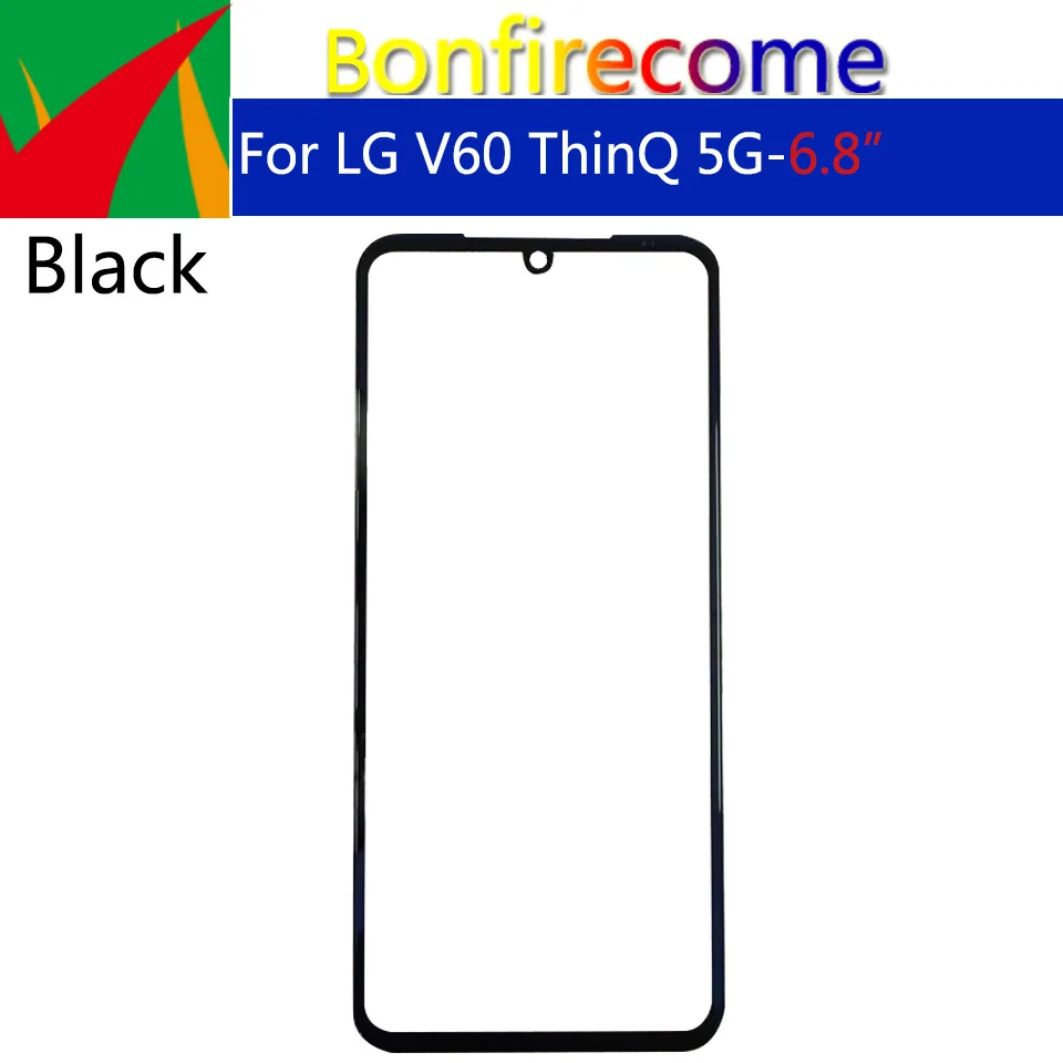 

10Pcs\lot For LG V60 ThinQ 5G LM-V600 Touch Screen Front Glass Panel Front Outer Glass Lens Replacement