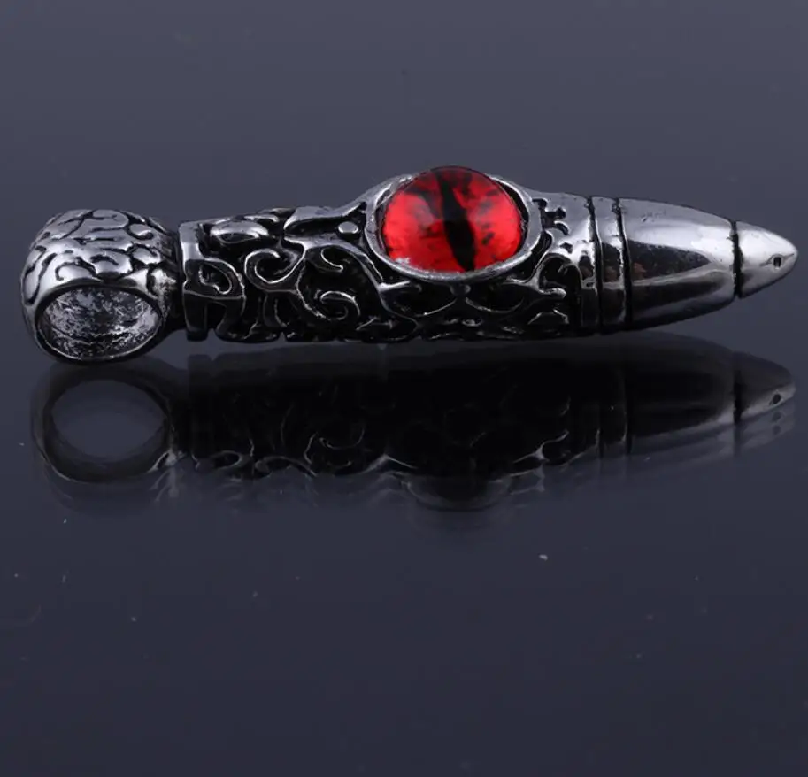 Мода влюбленных пуля ожерелье унисекс простой дикий Дьявол ожерелье глаза кулон ювелирные изделия подарок на праздник Кулон