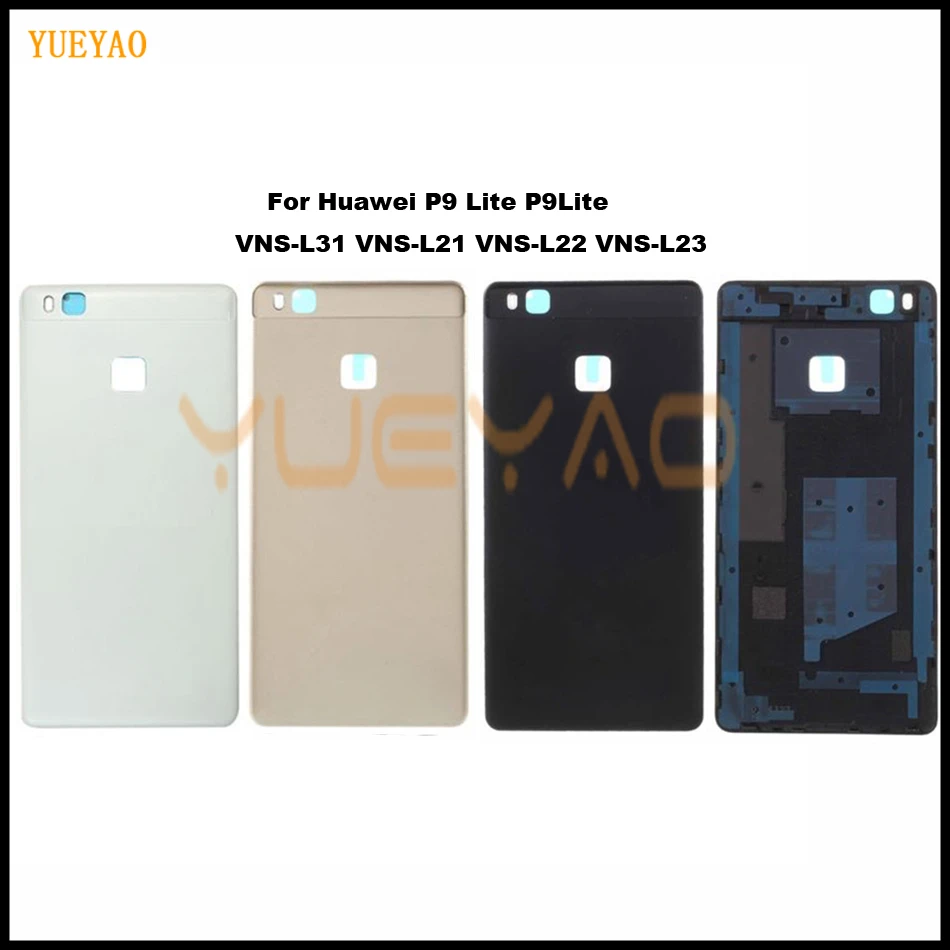 Funda trasera de batería para Huawei P9 Lite, carcasa trasera de repuesto + Lente de Cristal de cámara trasera, para Huawei P9 Lite|Marcos y para teléfonos móviles| - AliExpress