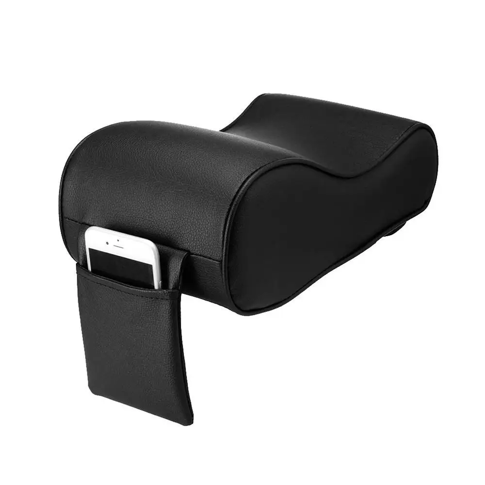 Leather Car Armrest Pad Auto Armrests Car Center Console Arm Rest Seat Box Pad Vehicle Protective Car Styling Decoration