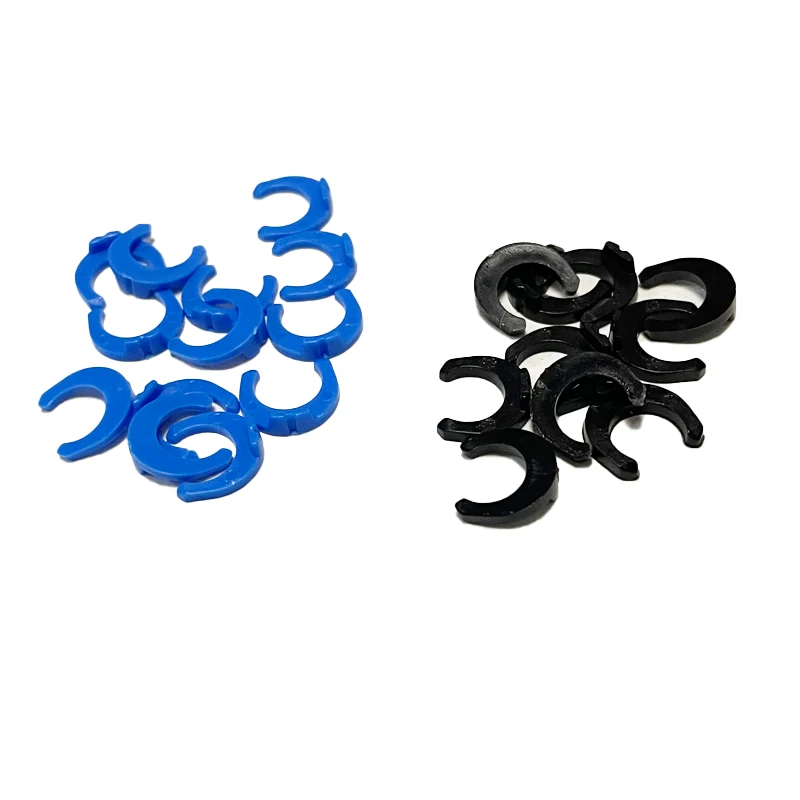 100Pcs14ODTubePipeFittingBlueClipCringHoselockingQuick