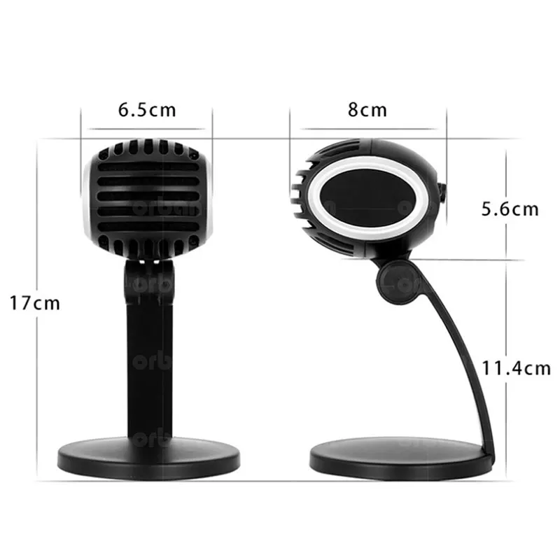 Live дома конденсаторный микрофон настольный микрофон 360 градусов Пикап Голос Plug-and-play компьютер ультрадлинный кабельный провод-диапазон микрофона