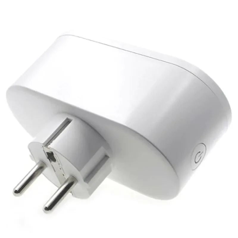 

2.4G 2 in 1 WiFi Smart Plug Voice control iOS / Android - White