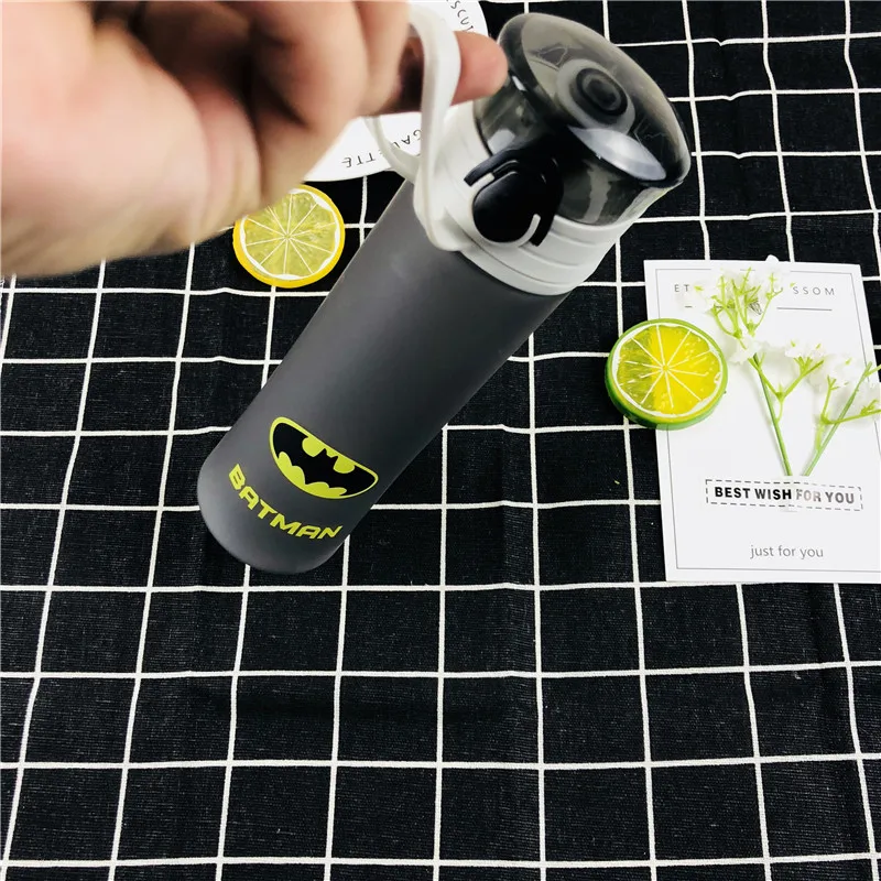 Без БФА 450 мл бутылка для воды Super Heros PC Mlik & Tea Bottle матовый корпус Suface портативная