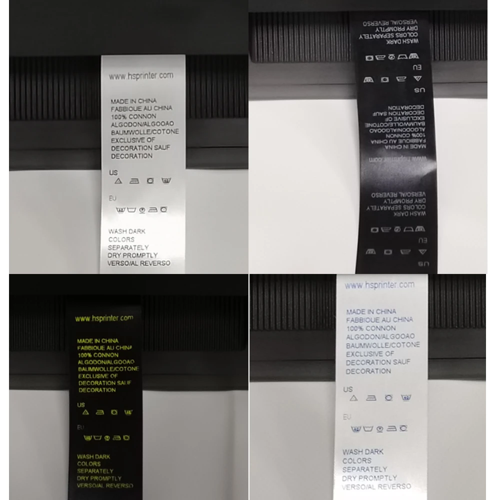 Imprimante d'étiquettes à transfert thermique avec USB, étiqueteuse de  vêtements, étiquette d'entretien de lavage, logiciel de fourniture d' étiquettes d'expédition, 4 - AliExpress