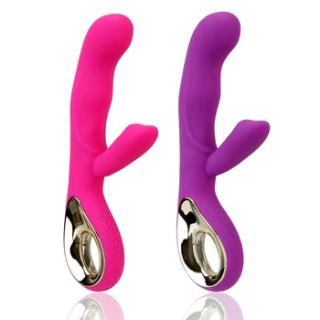 OLO 10 Modes Double Motors Dildo Rabbit Vibrator Sex Toys for Women G-Spot Clit Stimulator Female Masturbators Sex Shop 3