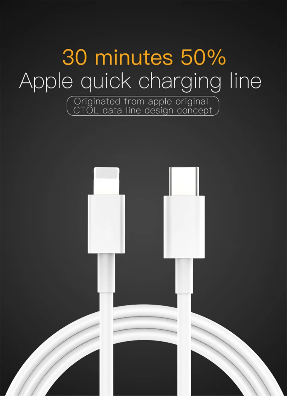 PD кабель для быстрой зарядки для USB C до 8Pin для iPhone 11 pro max Xs X 8 pin для type C 3A быстрое зарядное устройство для type C Macbook для телефона