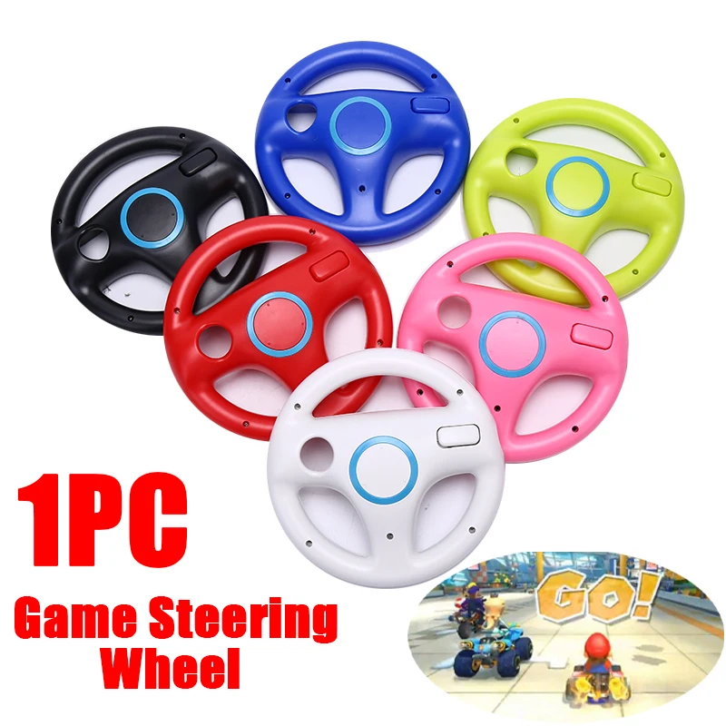 1 pièces Kart jeux de roue de course volant pour Wii contrôleur de jeu à distance