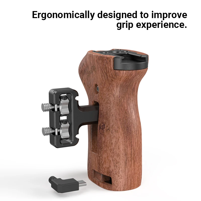 Smallrig-スレッド付きサイドハンドル,壁にレコードを使用した