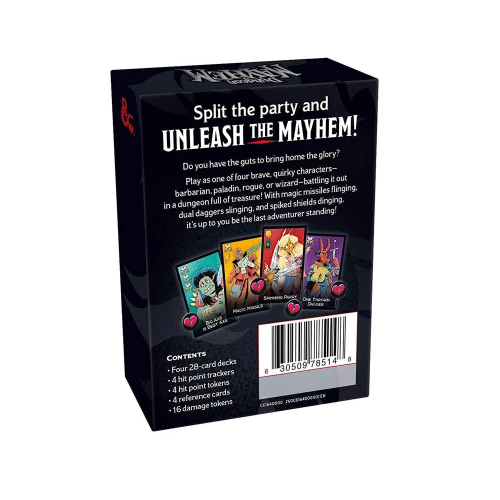 Dungeon Mayhem Board Game Dungeons Dragons Card Game Funny Party Game Family Friend Entertainment Playing Card Games