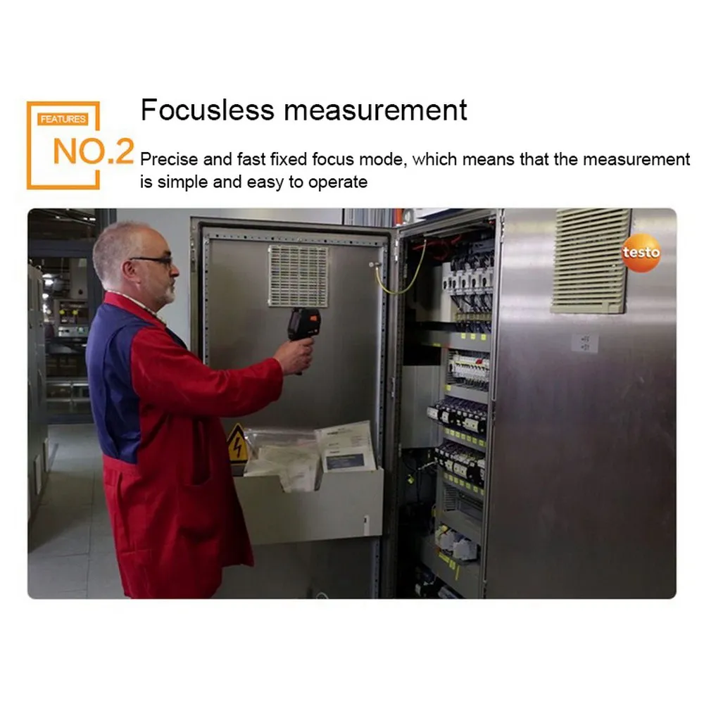 Testo 868 Инфракрасный Тепловизор высокотемпературный Промышленный Портативный ручной термометр