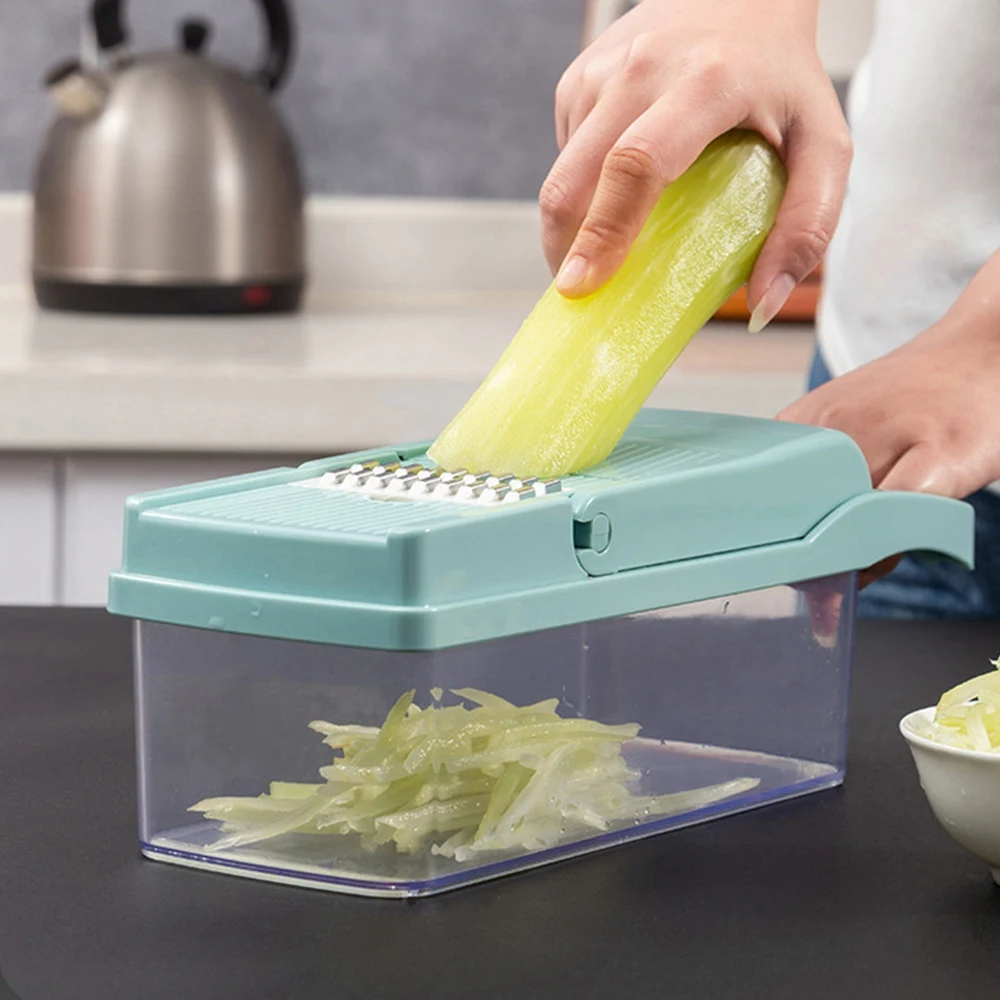 IALJ Топ Многофункциональные кухонные гаджеты овощерезка слайсер ручная Картофельная Терка Dicer прочная противоскользящая терка для