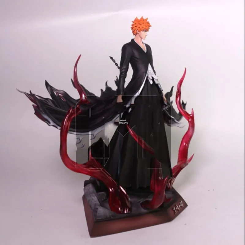 12 "BLEACH статуя Куросаки Ичиго бюст клубника полная длина портрет мультфильм искусство ремесло анимационная фигурка GK игрушечная коробка 30