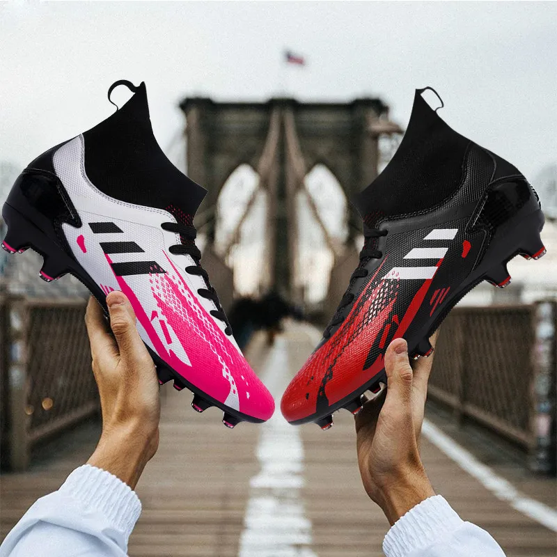 Мужские футбольные бутсы уличные спортивные тренировочные FG/TF Botas De Futbol Multitaco