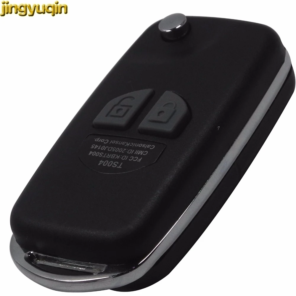 Jingyuqin Remote Flip Car Key Shell Fob Folding for Suzuki Swift Grage