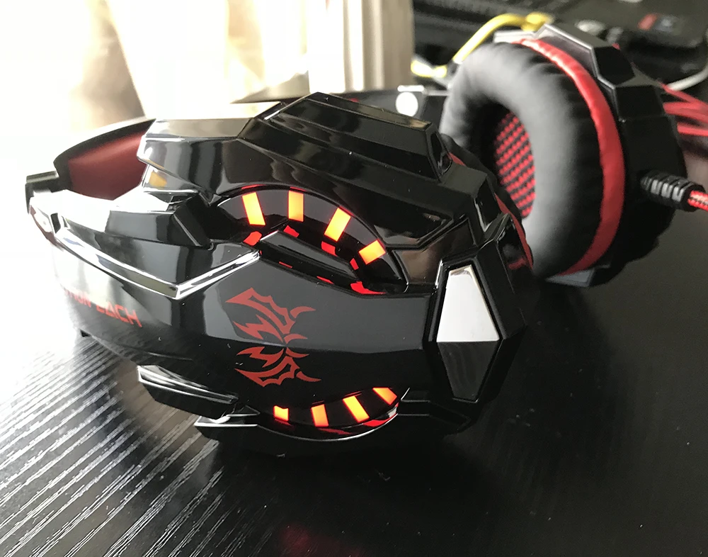 Coole игровая гарнитура-гарнитура diepe bas стерео bedrade gamer-headsetmicrofoon met светодиодный-achtergrondverlichting voor mobiele PS4-pc
