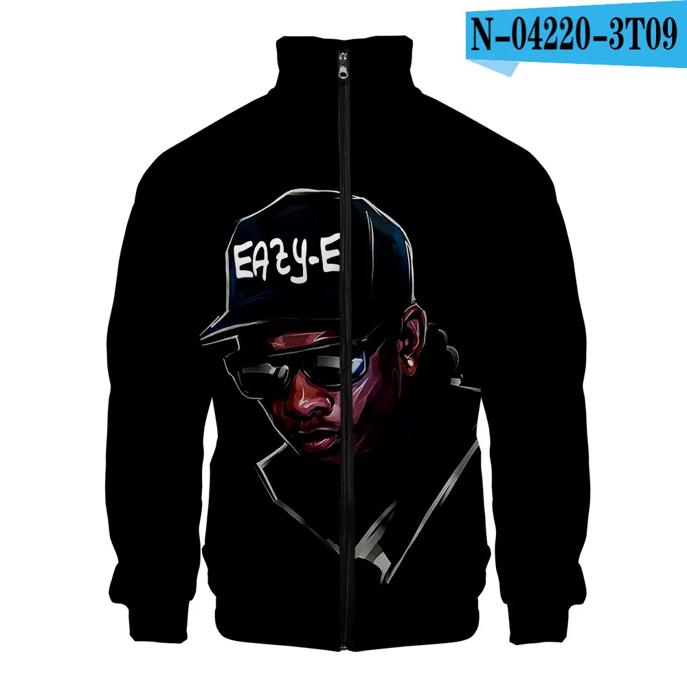 EAZY-E куртки на молнии повседневные куртки Новая мода Highstreet осенне-весенняя одежда EAZY-E куртка для мужчин Уличная - Цвет: E