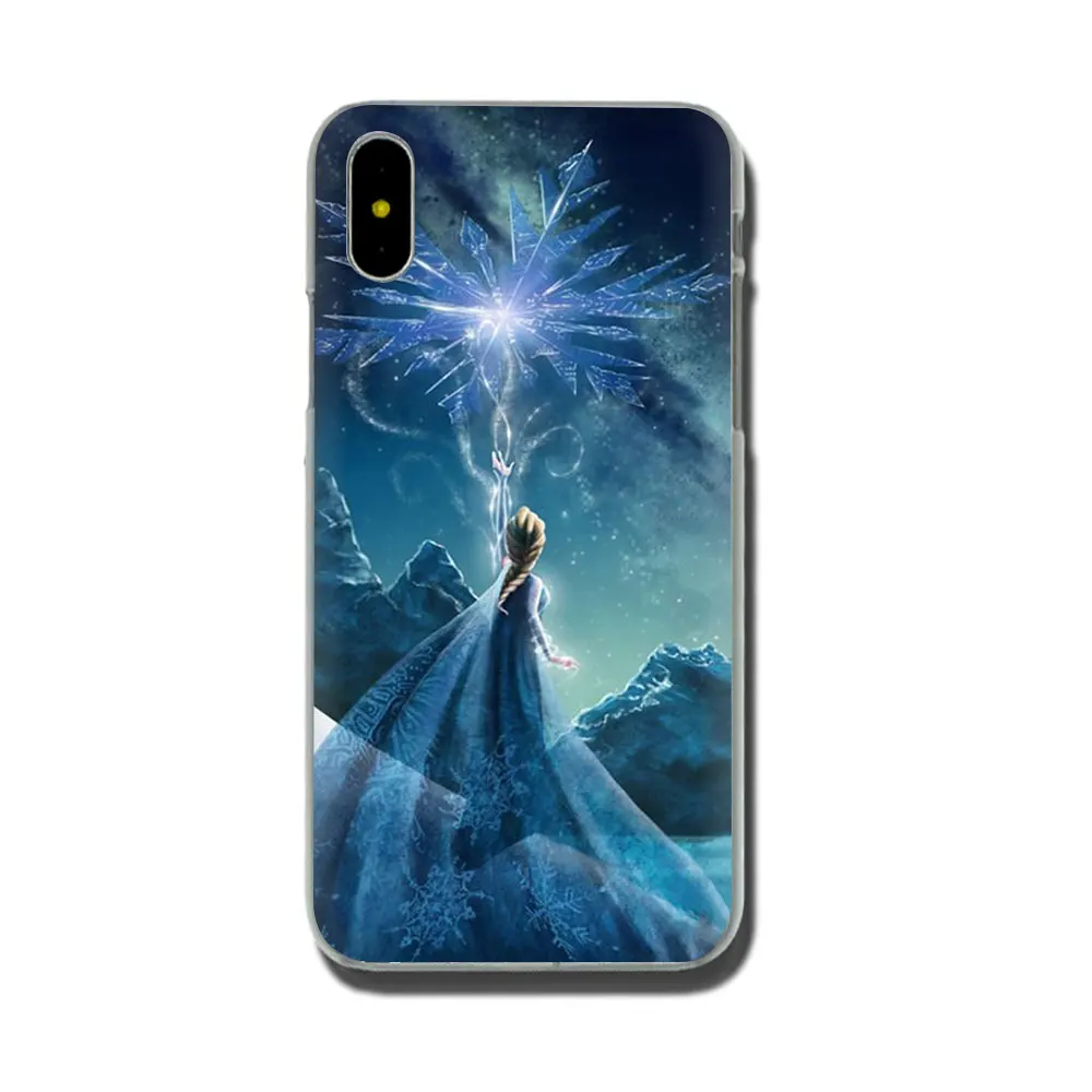 H9 EWAU Снежная королева Эльза жесткий чехол для телефона для iPhone 11 Pro 6 6S Plus 7 8 Plus X XS XR XS Max - Цвет: H9