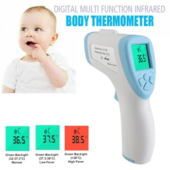 

Handheld Non-contact IR Thermometer LCD Infrared Forehead Digital Temperature Meter Surface instruments Meter Muti-fuction Devic