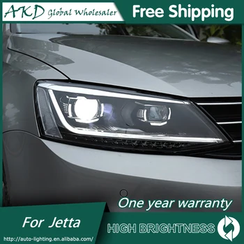 

Headlights For VW Jetta 2011-2018 Mk6 DRL Daytime Running Lights Head Lamp LED Bi Xenon Bulb Fog Lights Tuning Car Accessories