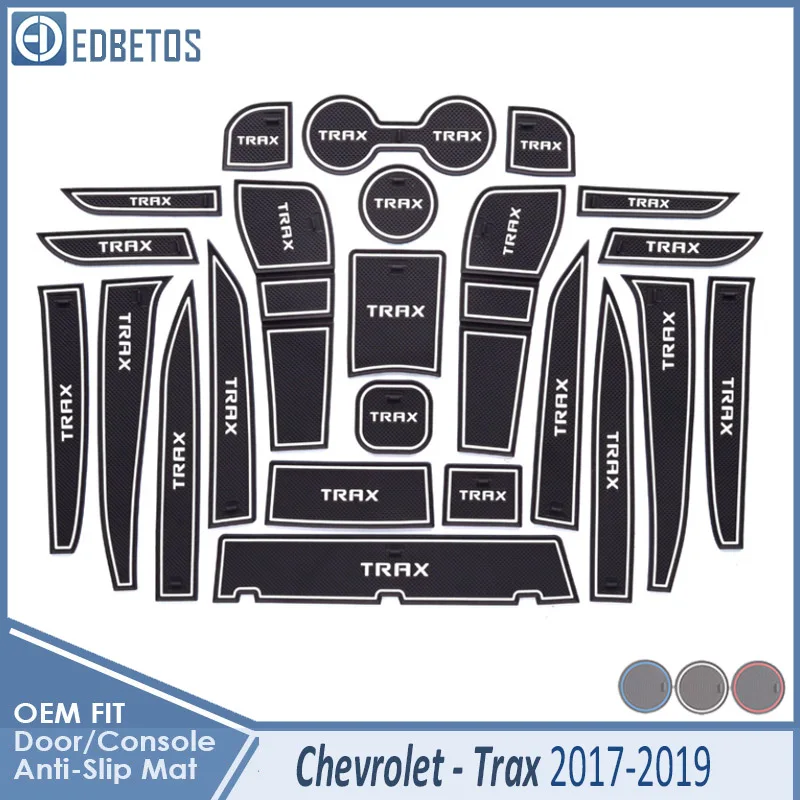 Противоскользящий коврик для Chevrolet Trax трекер Холден MY17 MY18 MY19 Chevy аксессуары затворный слот подставка анти-грязный