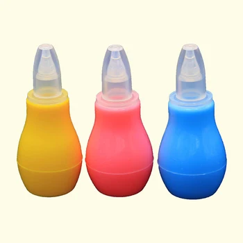 

1PC/2PC/5PCS Newborn Baby Silicone Infant Nose Aspirator Safe Toddler Nose Cleaner Snot Vacuum Sucker