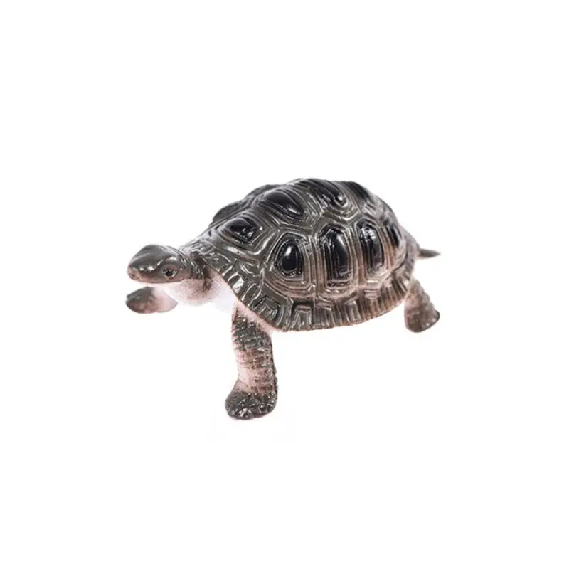 

12pcs/set Simulation Animal Tortoise Figures Model Toys Halloween Jokes Trick Kids Educational Collection Gift Y1QF