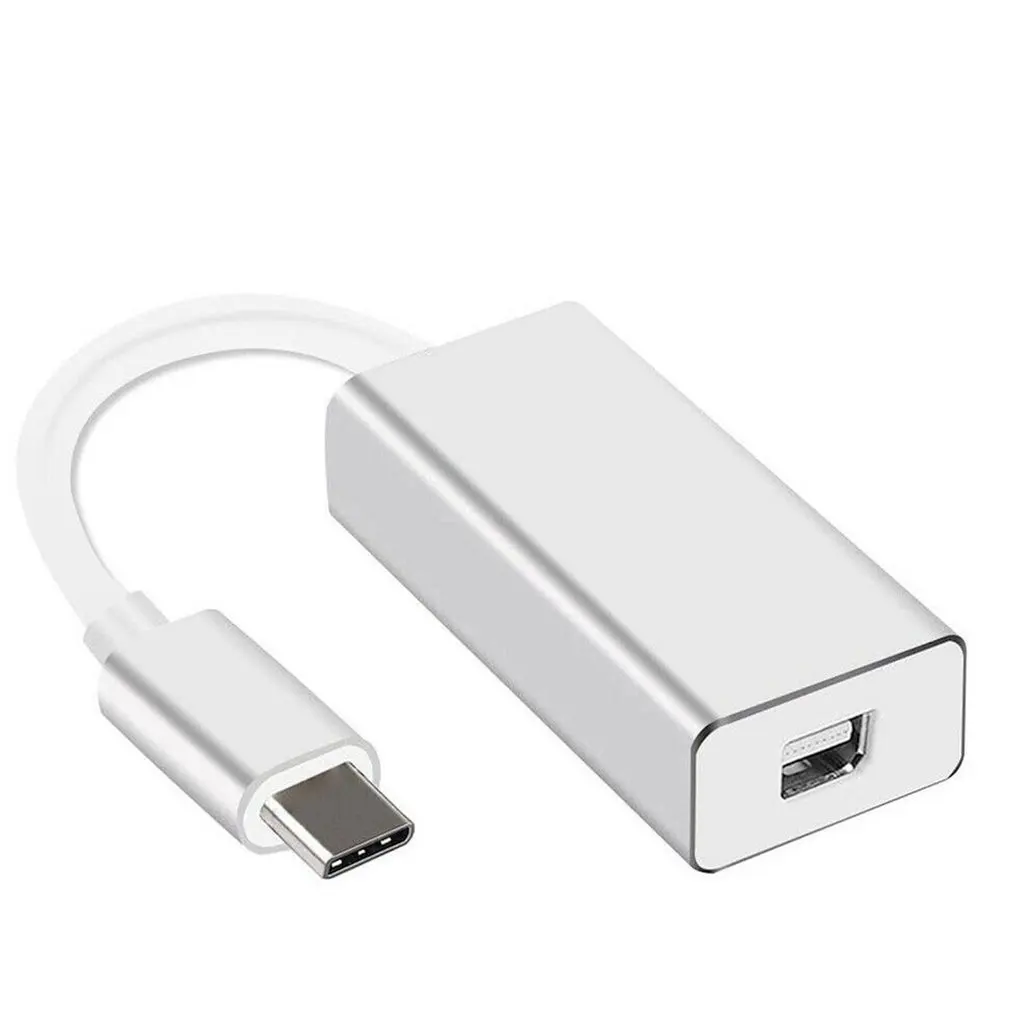 USB 3.1 Type C to mini DisplayPort Converter Standard DP USB-C Adapter for Macbook Pro Mini female | Электроника