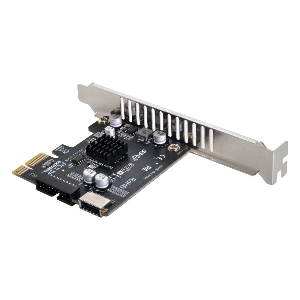5Gbps Type-E USB 3 1 Передняя панель и 2 0 для PCI-E 1X ЭКСПРЕСС-карта VL805 адаптер материнской