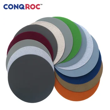 

10 Pieces 150mm 6-inch Waterproof Sanding Discs Wet Dry Sandpaper Hook Loop Sanding Paper Grit Jewelry Polishing Mirror Finish