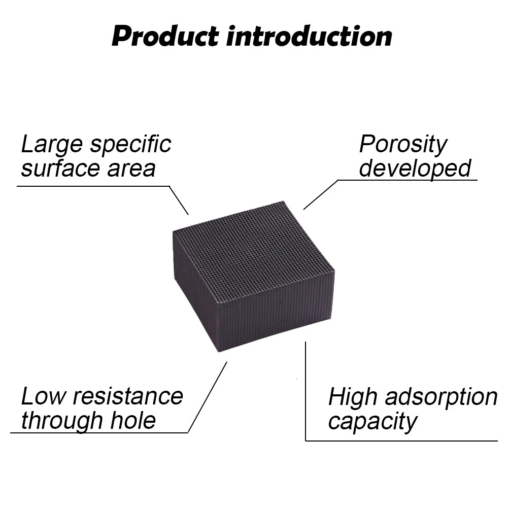 10X10 см фильтр для воды с активированным углем эко-аквариум очиститель воды куб соты ультра сильная фильтрация и поглощение фильтр