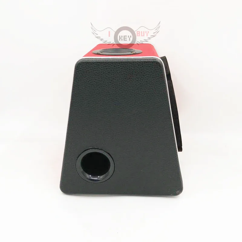 8 inch 880W 12V/220V Red Wooden Trapezoidal Bluetooth Radio Subwoofer Speakers Car/Home Subwoofer Use with Free Accesserios