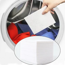 100pc Colour Catcher Sheet Proof Color Absorption Paper Anti Cloth Dyed Leaves Laundry Color Run Remove Sheet in Washing Machine