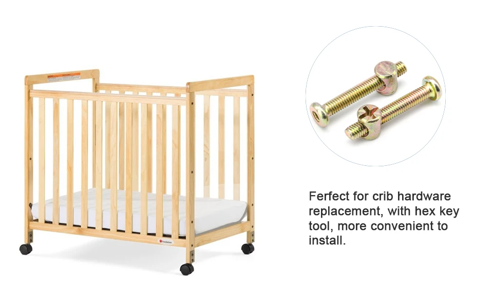 berço parafusos kit de variedade de ferragens para cama do bebê