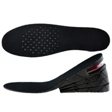 1 пара 4-Слои непроскальзывающий амортизирующий дышащий со съемным регулируемым кроссовки на воздушной подушке Невидимый обуви Грузовые лифты, визуально увеличивающие рост; Прочные стельки