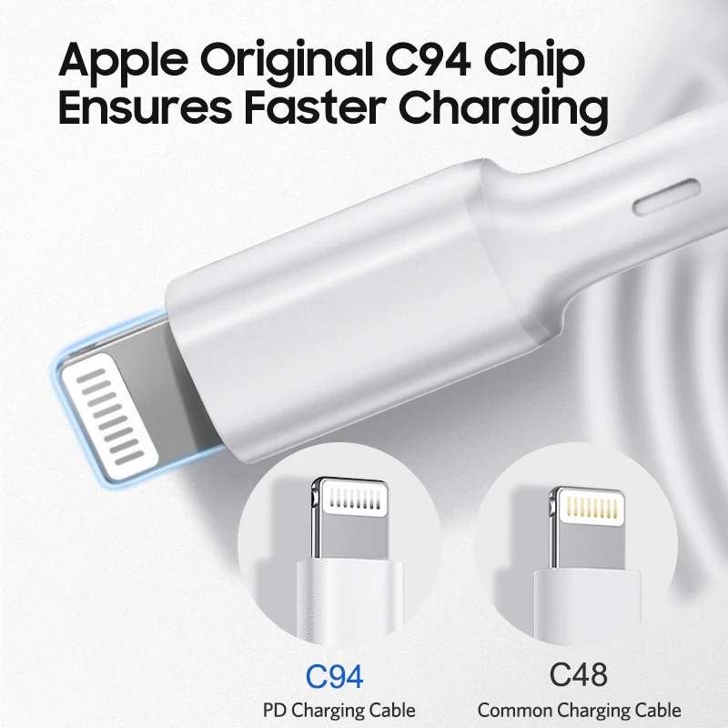 Кабель Benks MFi PD USB C кабель для iPhone 11 Pro MAX X XR XS 8Plus быстрой зарядки телефона|Кабели