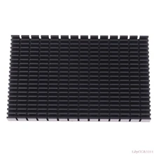 Panneau chauffant dissipateur thermique en aluminium de haute qualité, radiateur noir, fabricant, 150*93*15MM
