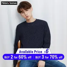 ##Special Price Metersbonwe New Brand Wool Sweater Men 2019 Autumn Fashion Long Sleeve Knitted Men Cotton Sweater High Quality Clothes ##Special Price Metersbonwe New Brand Wool Sweater Men 2019 Autumn Fashion Long Sleeve Knitted Men Cotton Sweater High Quality Clothes